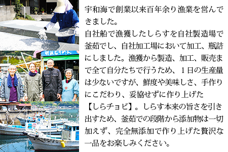 ＜今市水産 しらチョビギフト3個(80g×3個)＞ しらす シラス オイル漬け アンチョビ しらちょび 簡単レシピ付き パスタ おつまみ オリーブオイル漬け ご飯のお供 土産 手土産 贈り物 特産品 愛媛県 西予市【常温】『最短10営業日以内に順次発送予定』 AIS0001