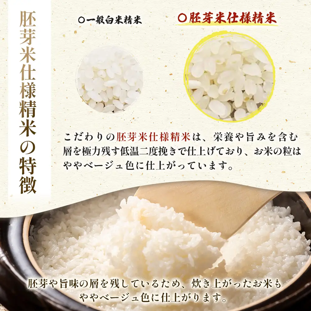 《数量限定先行受付！令和8年産米》【9回定期便】合鴨農法ななつぼし 【胚芽米仕様精米】【有機肥料/無農薬・無化学肥料･備蓄用】令和8年度米 正味10kg(1kg×10袋) 水田環境鑑定・米食味鑑定士鑑定米【Yesclean農法認定品】【3107801】