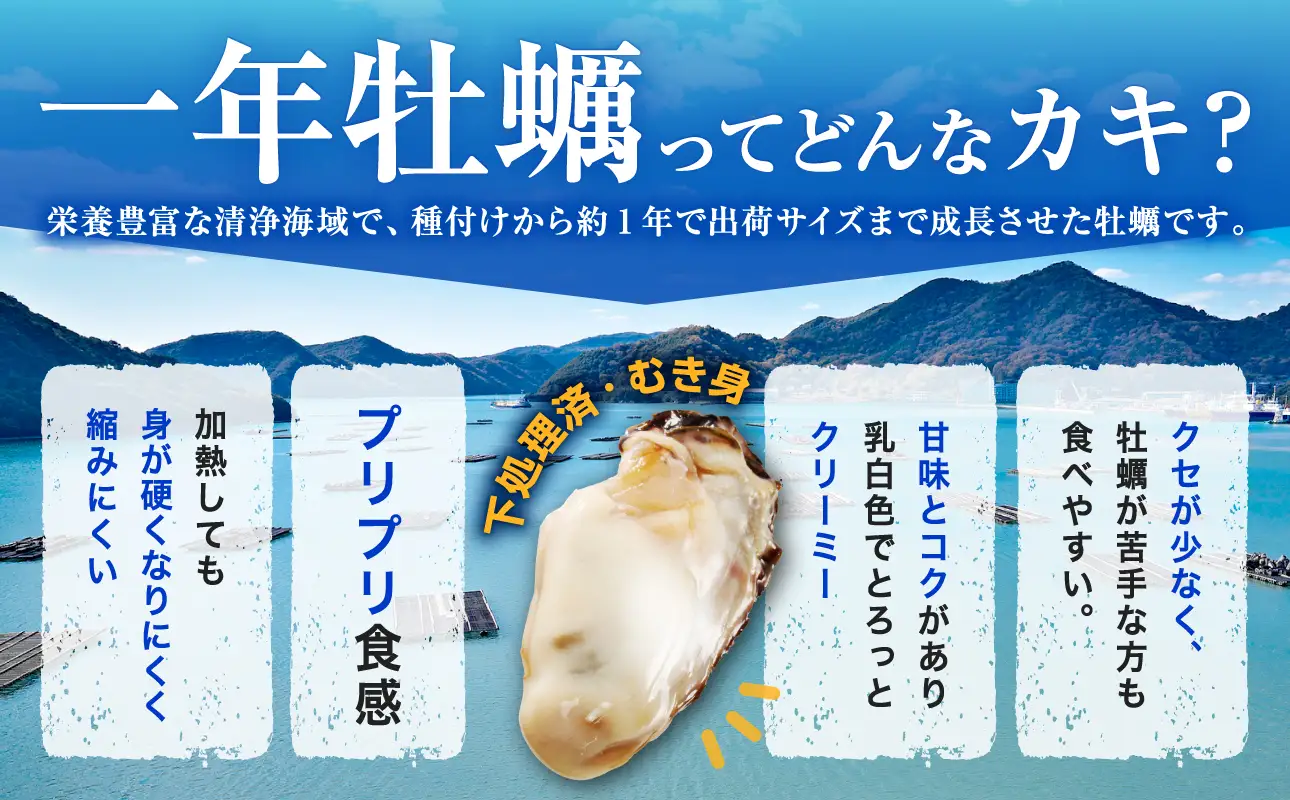 【訳アリ品】牡蠣 冷凍 むき身 1kg 備前市日生産 （S～SSサイズ）【訳アリ】_bz