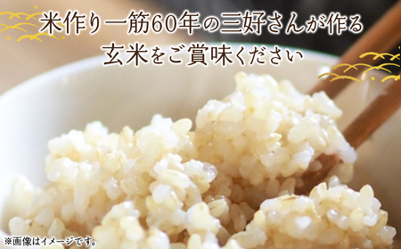 ＜令和7年産 西予市宇和町産 玄米 30kg＞ お米 コメ ご飯 ライス 穀物 こしひかり コシヒカリ にこまる 晩稲 大粒 特産品 三好フク 愛媛県 西予市 【常温】『1か月以内に順次出荷予定』 UMH0006