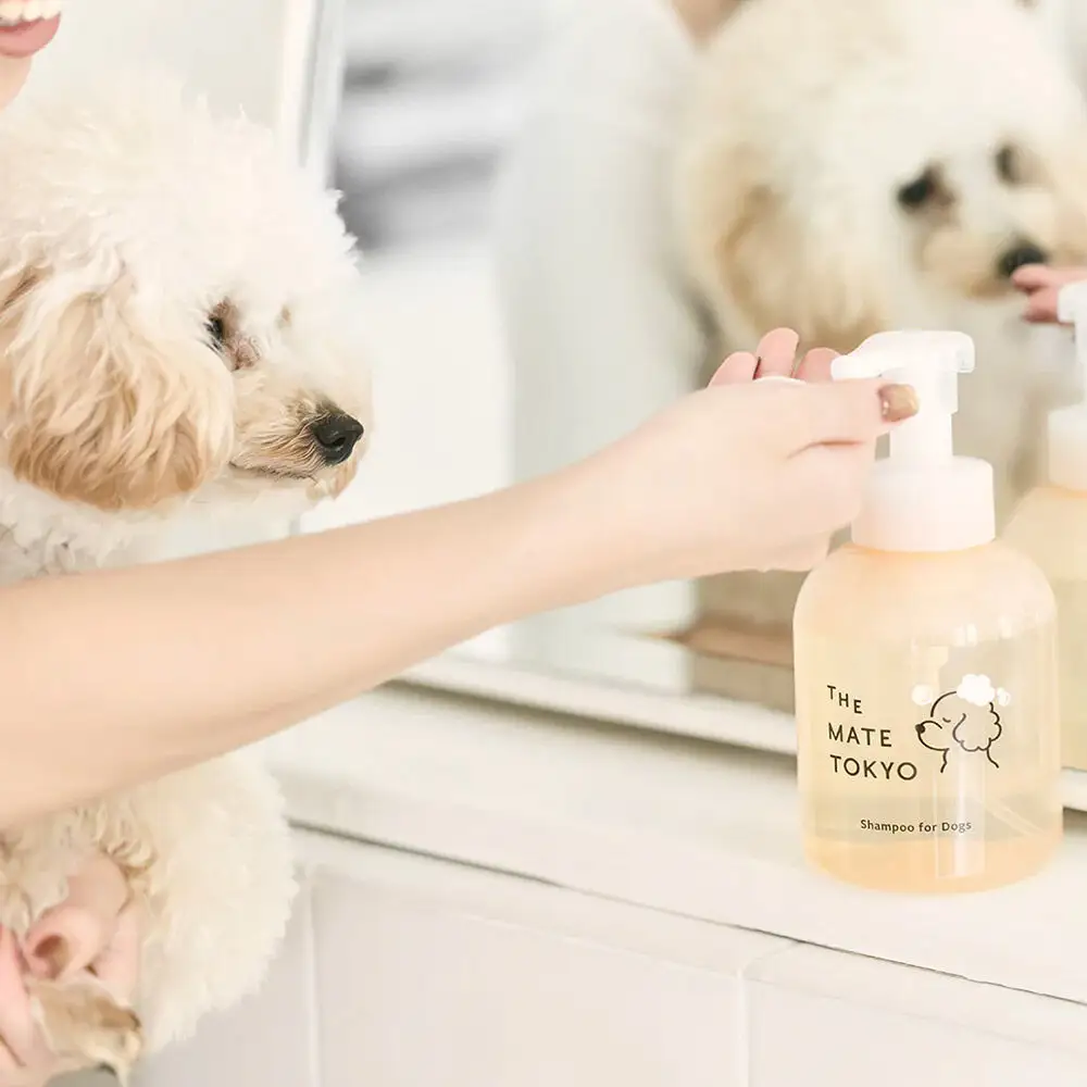 【獣医師トリマー監修】 The Mate Tokyo 犬用 スキンケアシャンプー （泡タイプ） 460ml × 2個セット 低刺激 無添加 日本製 国産 アミノ酸系洗浄成分 全身用