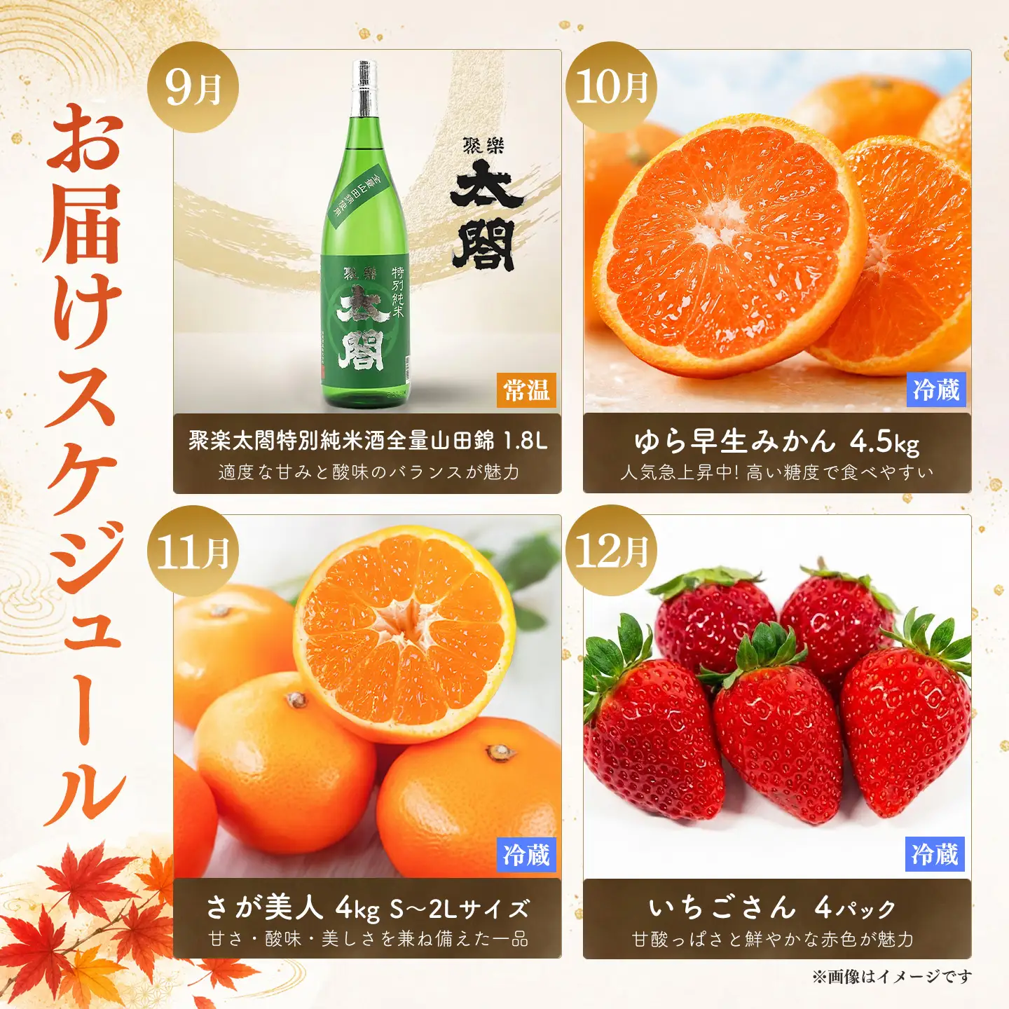 佐賀の旬を月替わりでお届け 味のリレー12ヶ月定期便 (H116265)