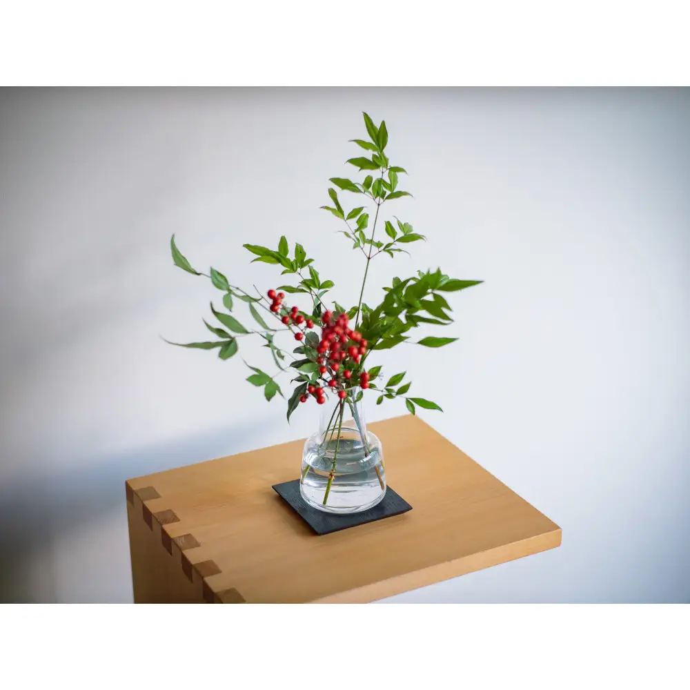 TSUKI-JIRI Petite Plate 藍染 8×100×100mm