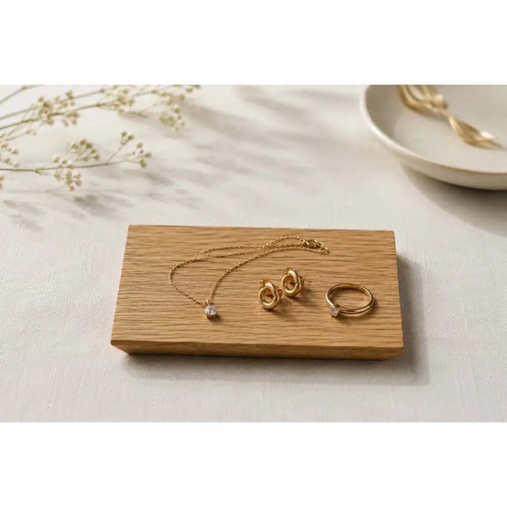 TSUKI-JIRI Petite Plate オーク 8×100×100mm