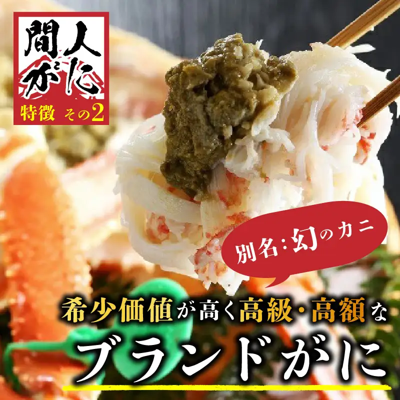 （訳あり）茹で間人がに 2匹 Aセット　11/22～12/21発送予定
