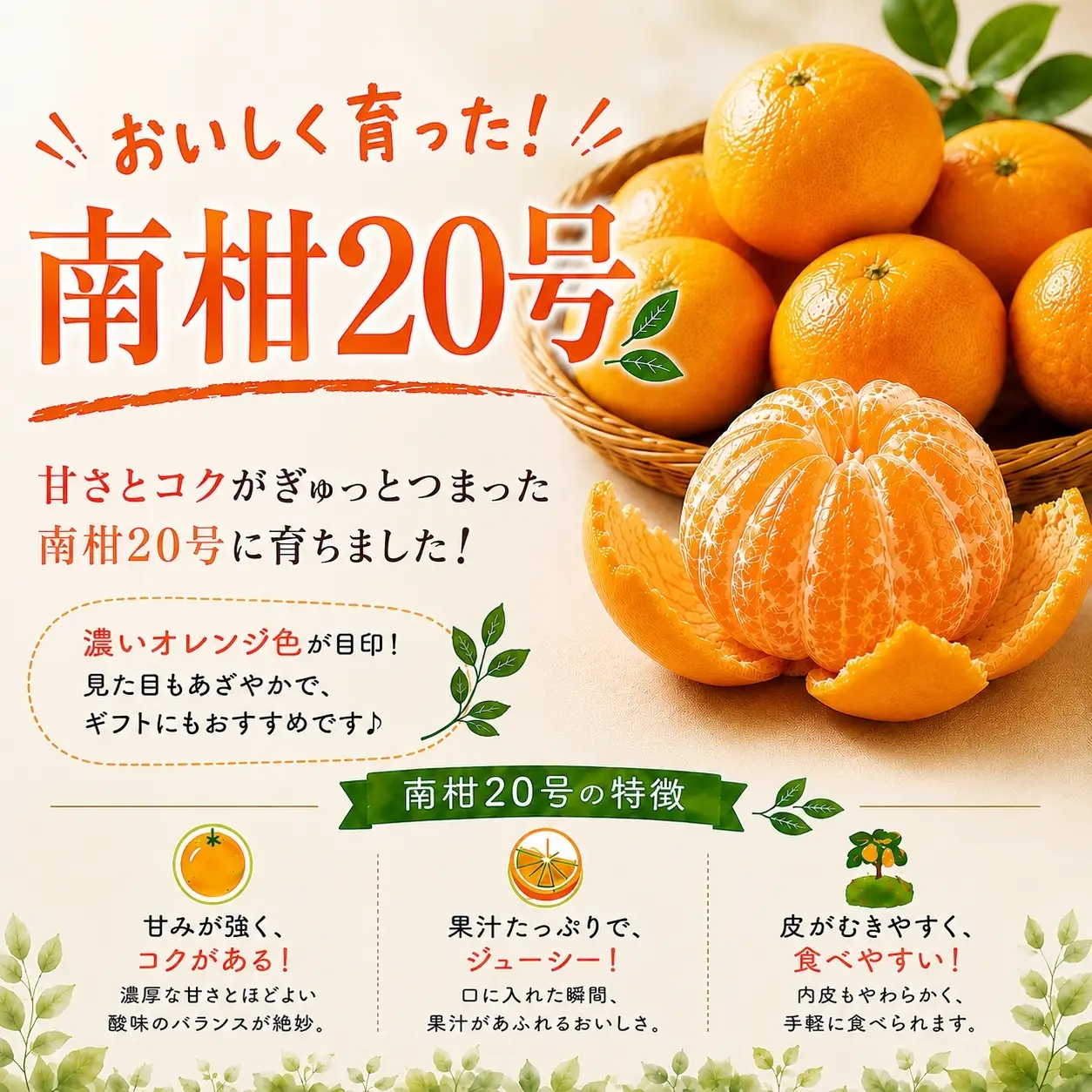 【発送月固定定期便】甘いみかん!!三銘柄「あけぼの」「天授蜜柑」「南柑20号」【39-91】全3回 YWTF066