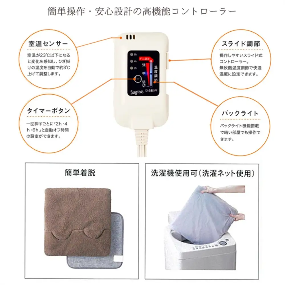 【選べるカラー】モコモコボアのあったかマルチヒーター42×42cm（ブラウン SB22MH23-BR・ブルー SB22MH23-BL・アイボリー SB22MH23-IV）