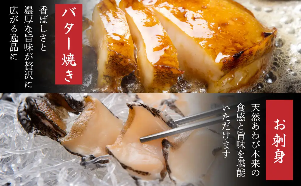 天然 蝦夷あわび 計300g 【mh-0935】