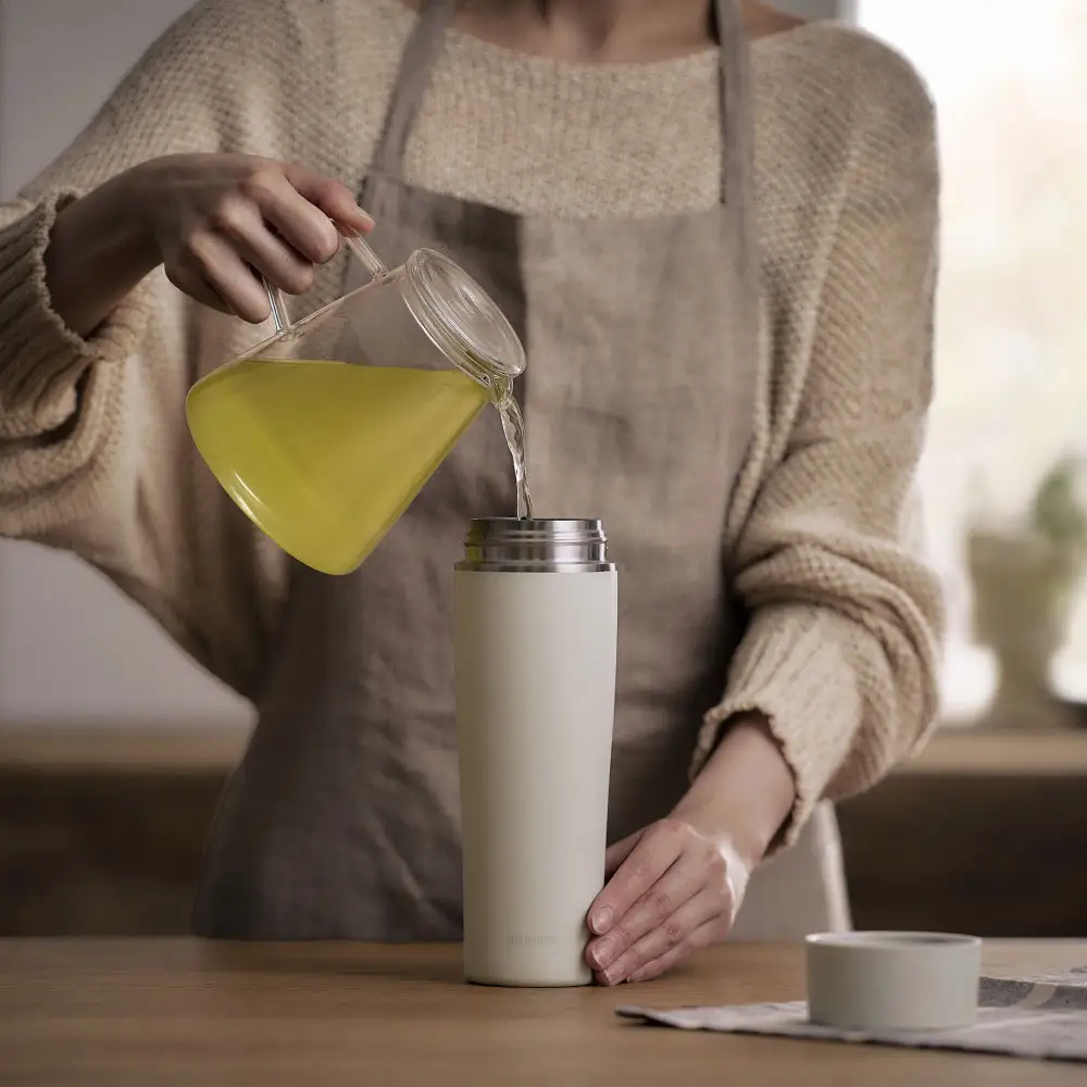 セラミックコーティングマグボトル５００ｍｌ CMSS-500 ホワイト