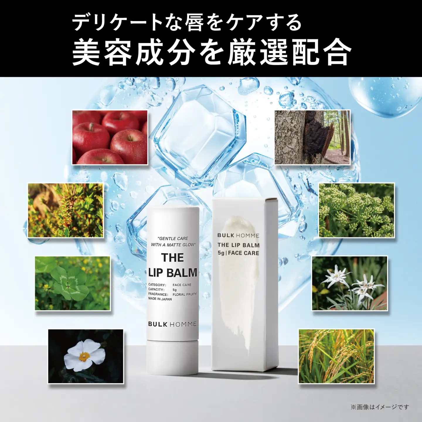 009-007　【BULK HOMME　バルクオム】THE LIP BALM リップバーム リップクリーム リップスティック スキンケア YSKAH018