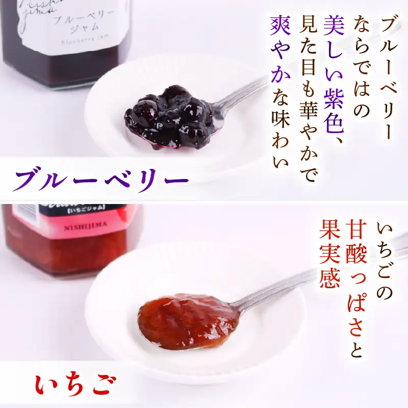 西島園芸団地の特製ジャム 6種セット 【フルーツ】 メロン スイカ トマト ブルーベリー いちご