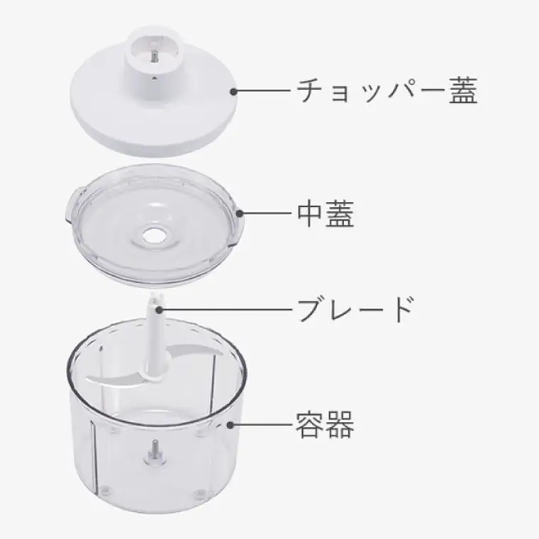 貝印select100 コードレスブレンダー 専用チョッパー 