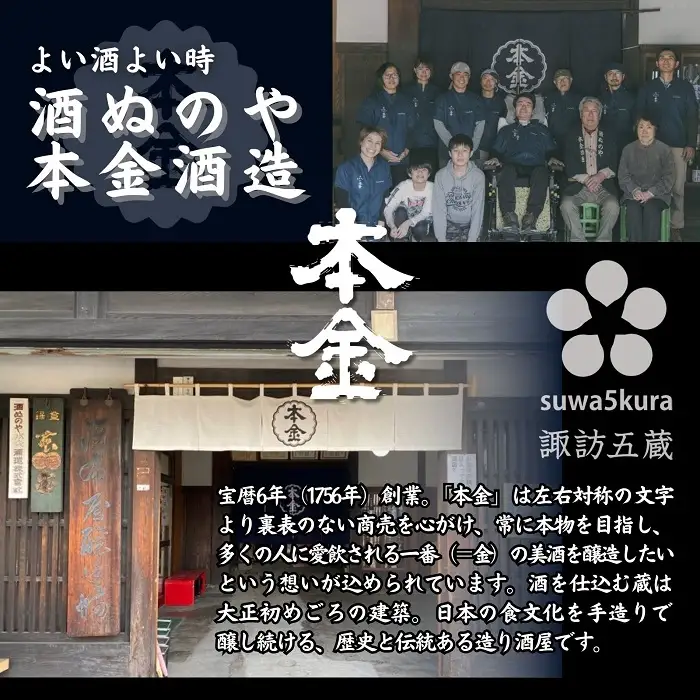 日本酒 諏訪五蔵 信濃屋限定酒 飲み比べセット 720ml×4本[10-40]