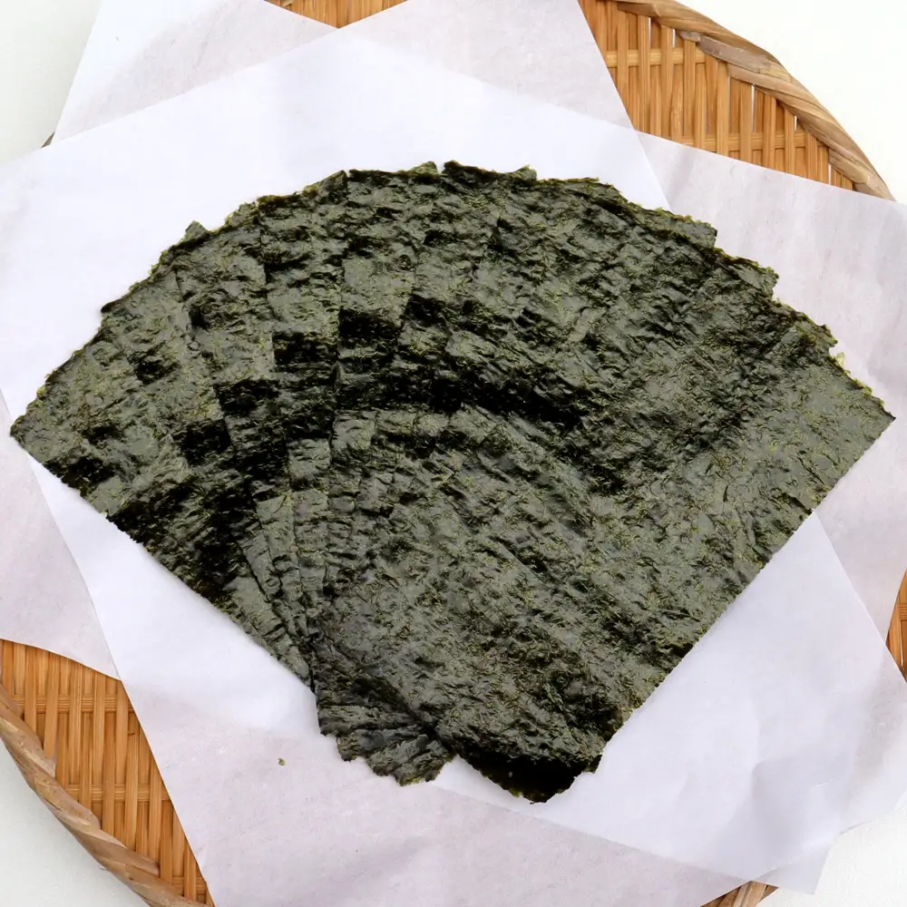 新富津の焼のり 半切り20枚（10枚×2袋）　おにぎり・手巻き寿司用など