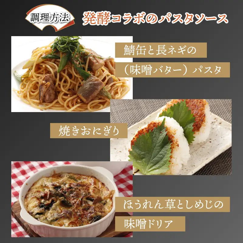味噌屋六代目当主が作る味噌と福井の食材を使ったパスタソース2種 [A-15601]