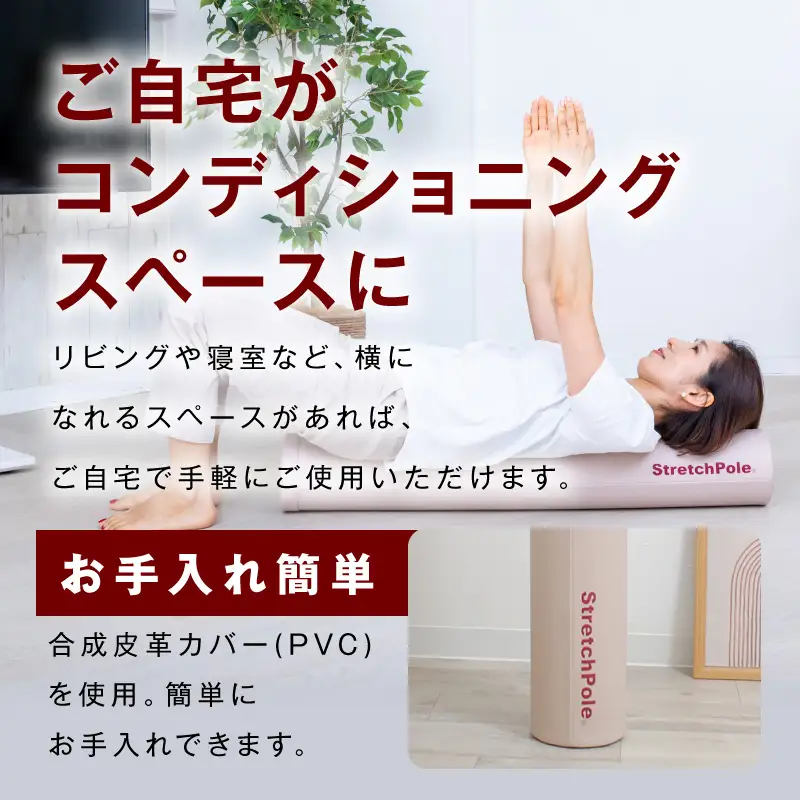 【LPN社製】ストレッチポールEX ピンクベージュ