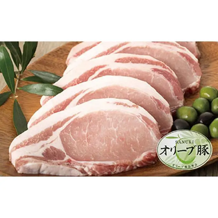 【お歳暮ギフト】豚肉 オリーブ豚 ロースとんかつ用 800g（100g×8枚）【化粧箱入り】【配送不可：離島】