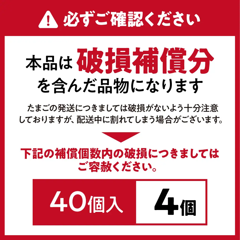 【毎月2回！第2・第4週お届け定期便】新鮮 赤卵「宗像たまご」Mサイズ 40個×12ヶ月定期便 (36個＋補償4個)【JAほたるの里】_AM0218-00