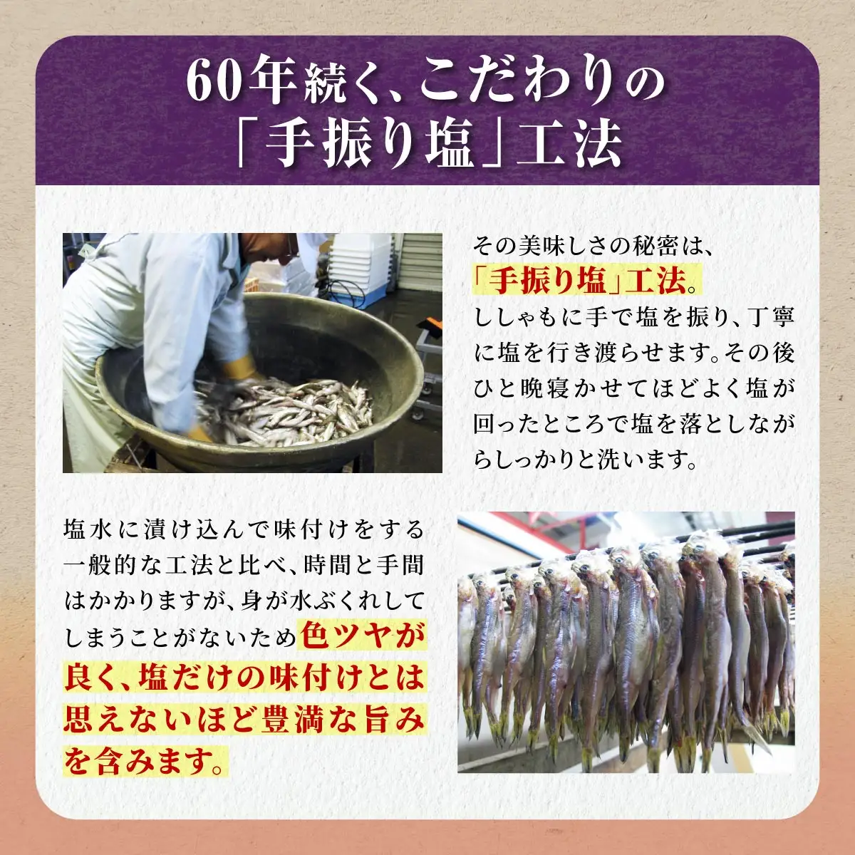 しらぬか産 本ししゃも メス 大きめ 20尾_A020-1542