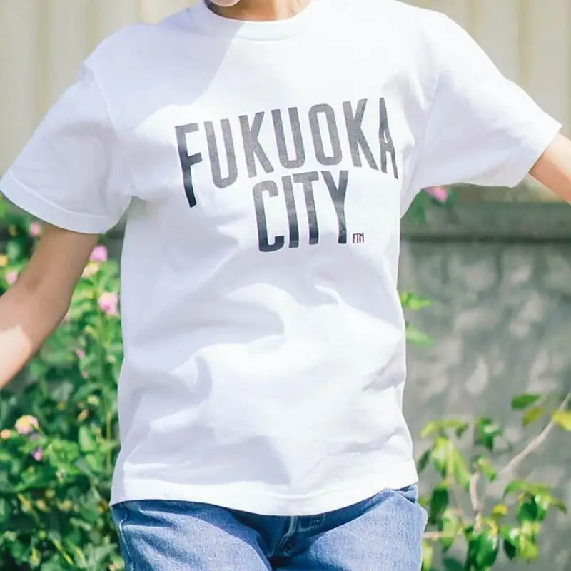 FUKUOKA CITY T-shirt（フクオカシティTシャツ）ホワイト・Mサイズ