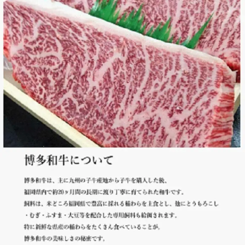 【博多和牛】黒毛和牛特選ももステーキ（500g）