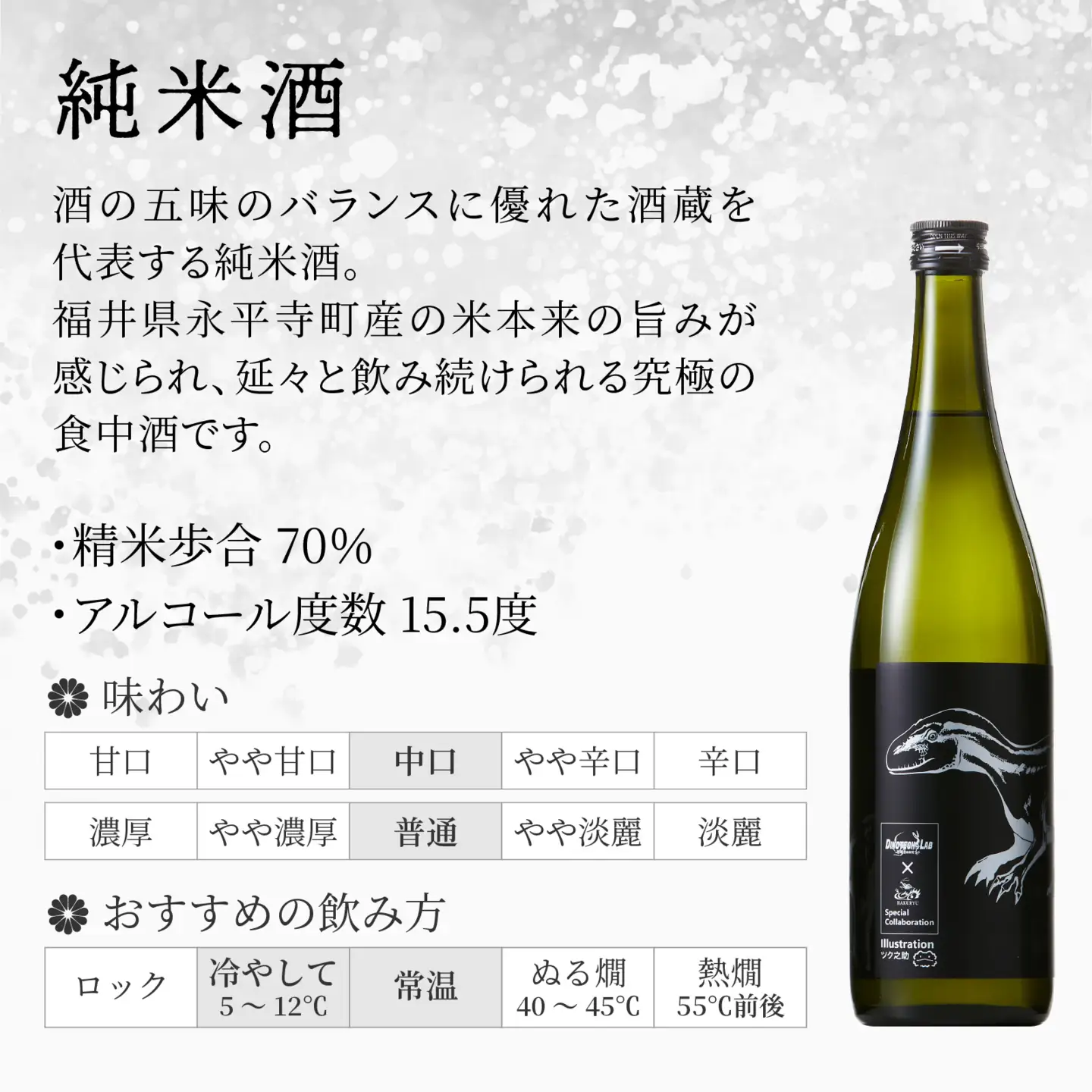 FUKUI 恐竜辞典 純米 720ml 6本 コレクションセット / 永平寺町 お酒 日本酒 地酒 父の日 ギフト 贈答 吉田酒造 福井県地酒 テレビ出演トニふる トニセン ユネスコ無形文化遺産 大容量 コンプリートセット 恐竜 [A-025010]