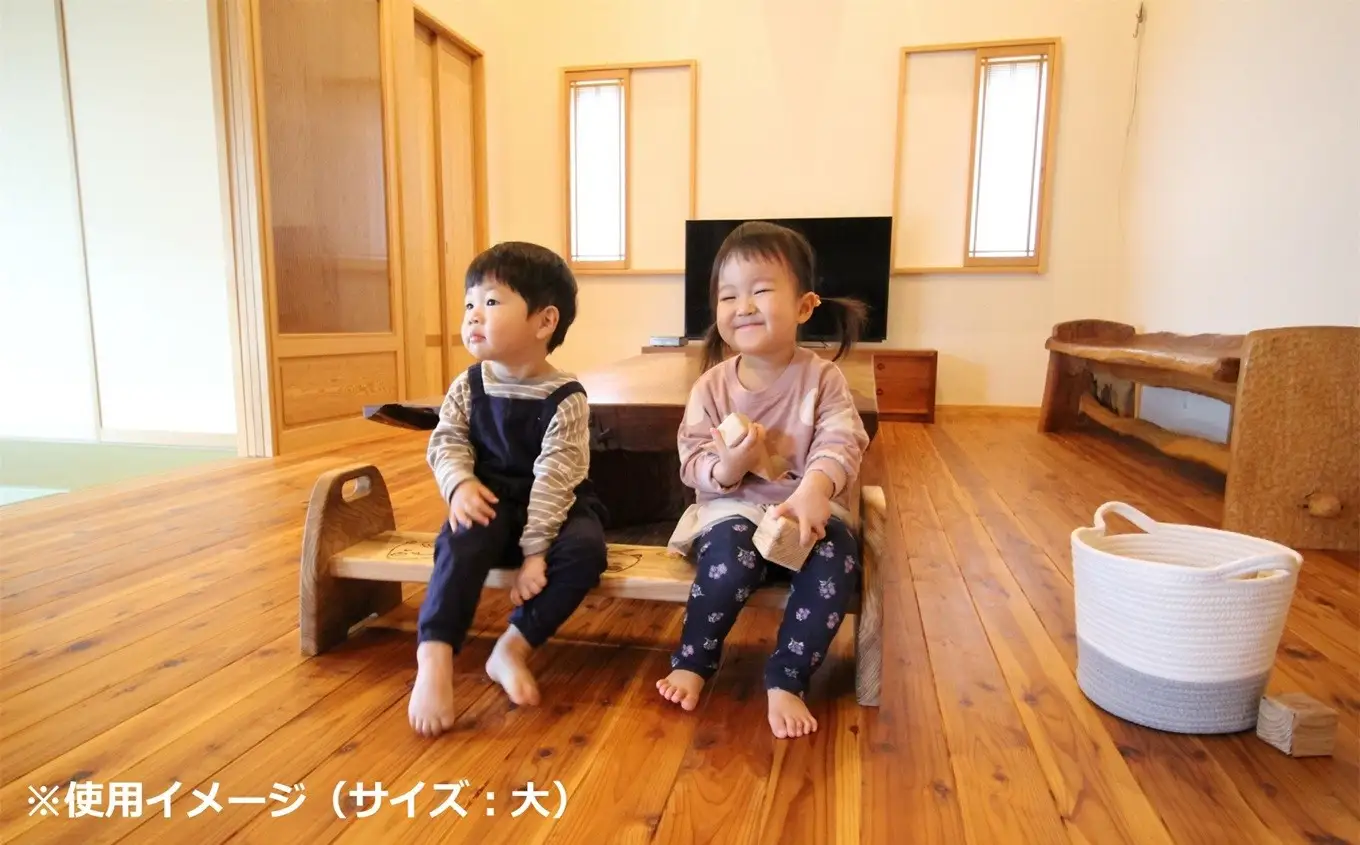 【数量限定】木製ベンチ 柏崎杉 SugiLulu ベンチ 大×1個 [Y0637]