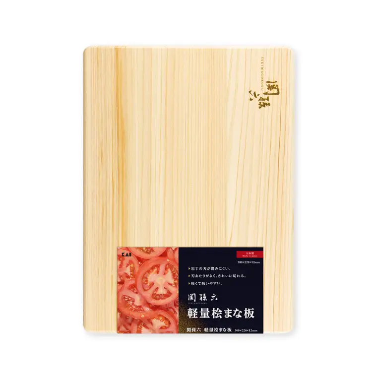 関孫六 軽量檜まな板（300×220）