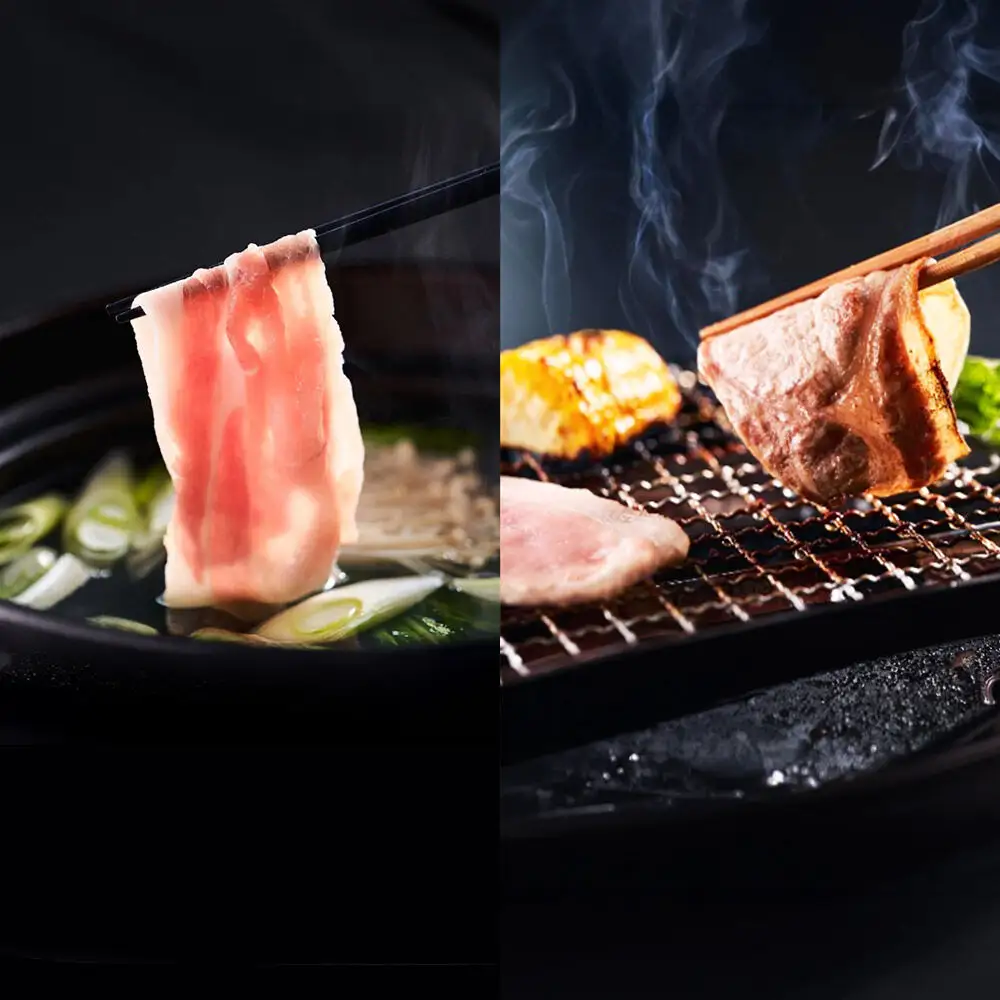 《定期便1ヶ月毎に7回お届け》 燦然 豚ウデモモ切り落とし（200g×6p入） 使いやすい小分パック 青森県十和田市産