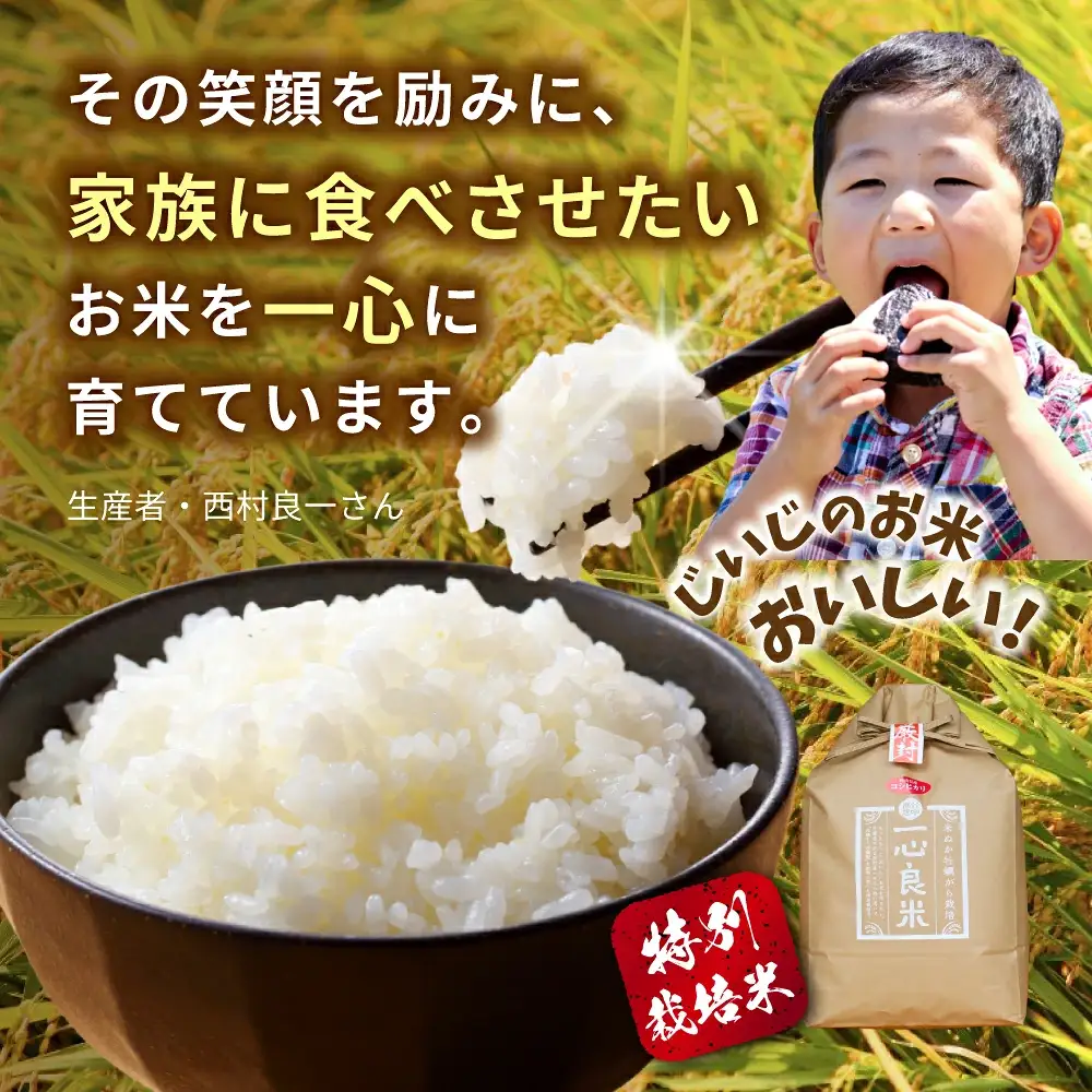 【令和8年産米】 真庭市産コシヒカリ 米ぬか 牡蠣殻栽培  一心良米 玄米 5kg / お米 岡山県 こしひかり 人気 ブランド 2026年産 【tkns021-01】