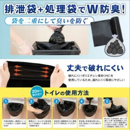 救急トイレプレミアムサポートセット 120回セット P0245ET100【1743633】