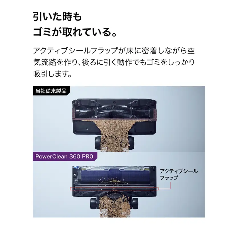 Shark PowerClean 360 PRO コードレススティッククリーナー メタリックペタルベージュ IW5271JWH 【289004-2】