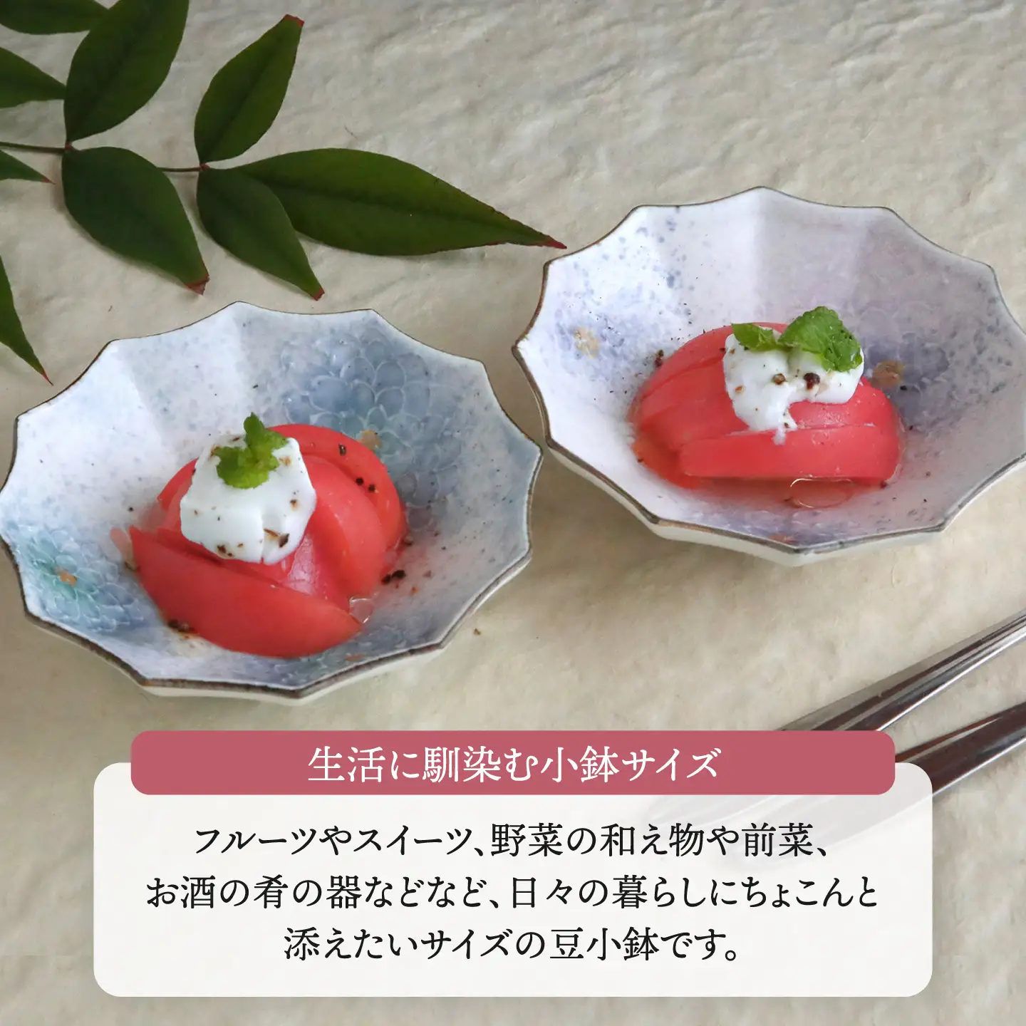 吹付蓮12角(パラソル)砂糖衣の小鉢2枚セット【buzan 武山窯】食器 小鉢 ボウル[MBA073]