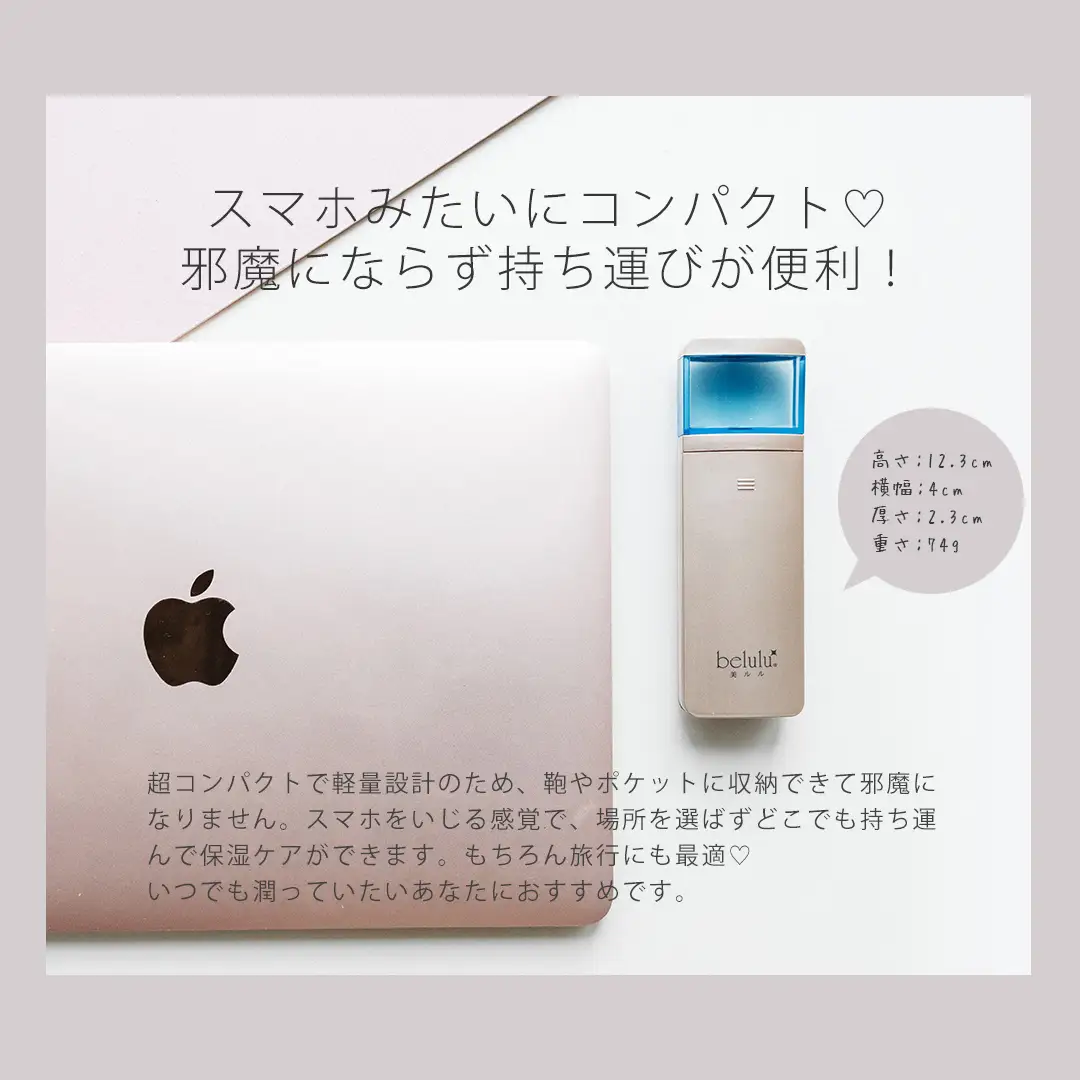 【ギフト対応可】美ルル モイスミスト（スノーホワイト） モイスミスト ハンディミスト ナノ超微粒子 化粧水対応