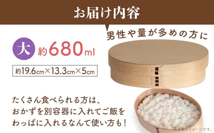 弁当箱 だえん 大 弁当箱