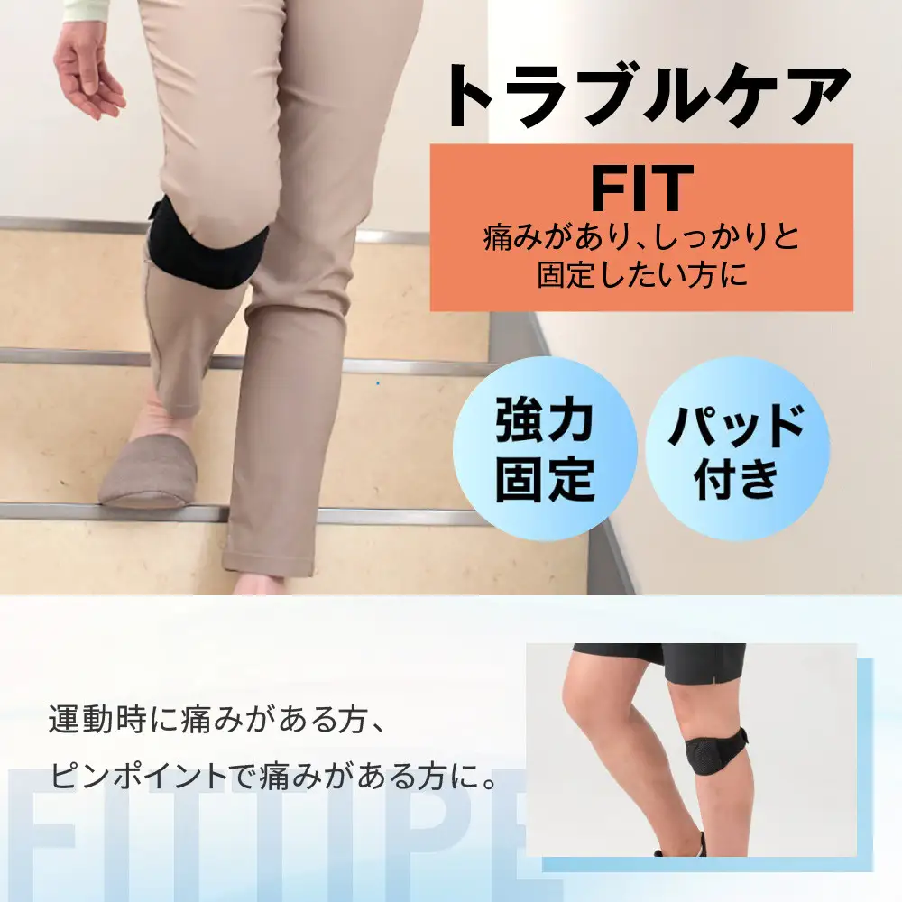 ファイテンサポーター ナノメタックス フィットタイプ ひざ用バンド M サポーター