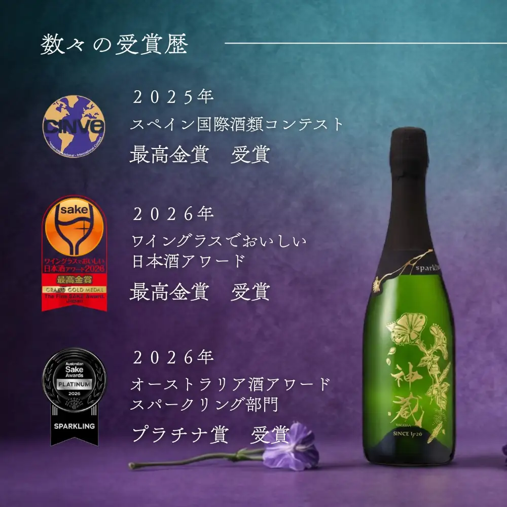 日本酒 神蔵 露花 スパークリング 710ml 京都 日本酒