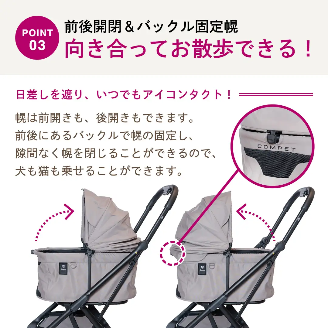 【コンビ】コムペット ミリミリ オートＮ カフナグリーン(GR) 119344 軽量コンパクト ペットキャリー 4輪タイプ 折り畳み式