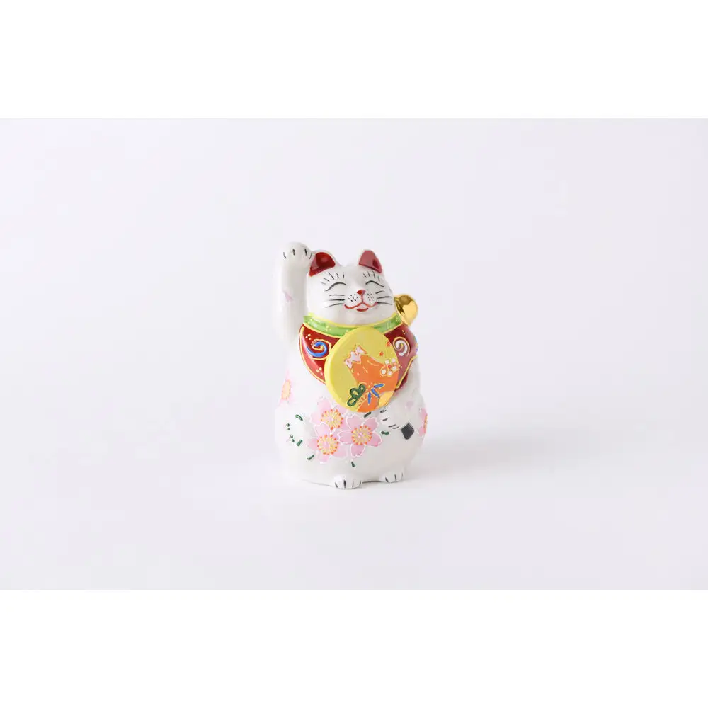 3.5号左団扇招き猫　桜盛