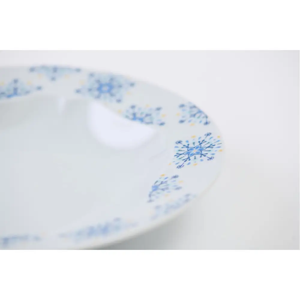 ハレクタニ　リムプレート ペア  雪結晶
