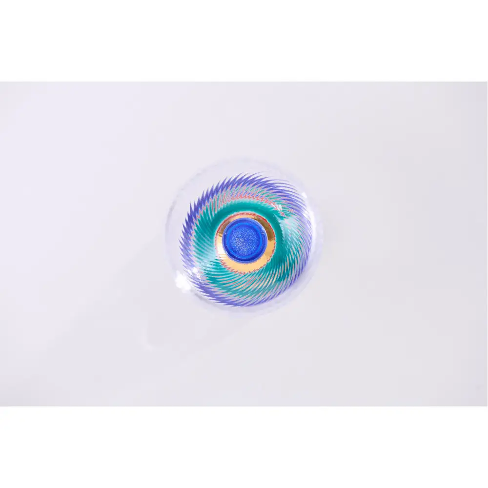 ペア馬上グラス（斜）こまの図