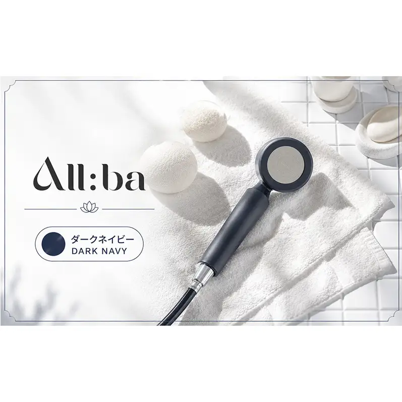 【配送不可：沖縄・離島】ALL:BA Rainbowシリコンシャワーヘッド＆ホース 選べるカラー(全6色) シャワー シャワーヘッド ホース 節水 東京都 大田区 ラベンダー