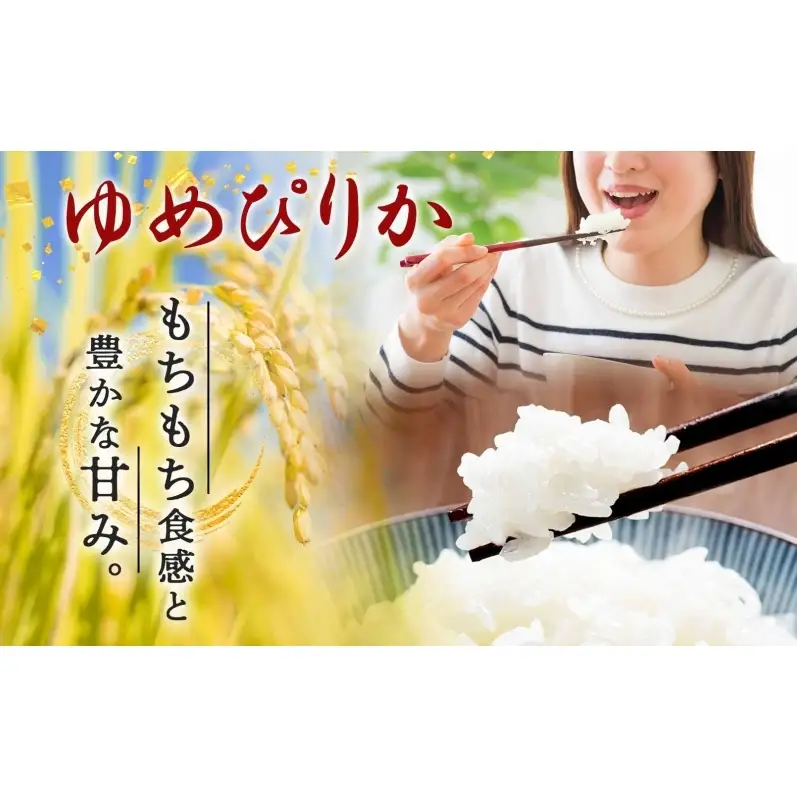 【令和8年産先行予約】定期便 6ヵ月 北海道 令和8年産 ゆめぴりか 無洗米 総計36kg (6kg[2kg袋×3袋]×全6回) 特A 米 白米 ご飯 お米 ごはん 国産 ブランド米 時短 便利 常温 産地直送 農家直送 送料無料