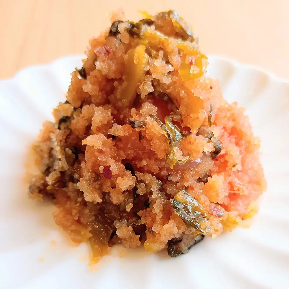 【相性抜群！なかいちやごはん泥棒2種】いかめんたい90g×2パック・どっさり明太高菜和え100g×2パックセット[H0281]