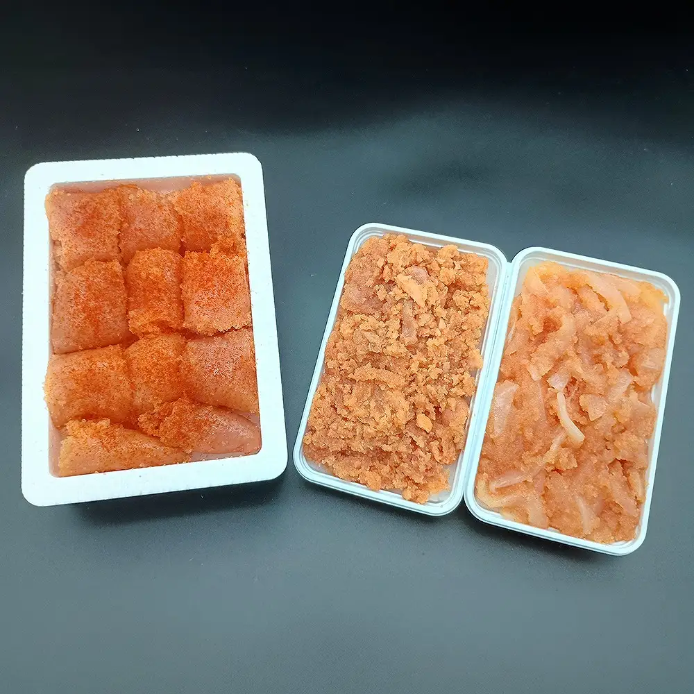 【ごはんにのっければもうごちそう！なかいちやごはん泥棒3種】福津の夕陽めんたいこ250g×1パック・いかめんたい150g×1パック・どっさり明太鮭フレーク150g×1パック[H0284]