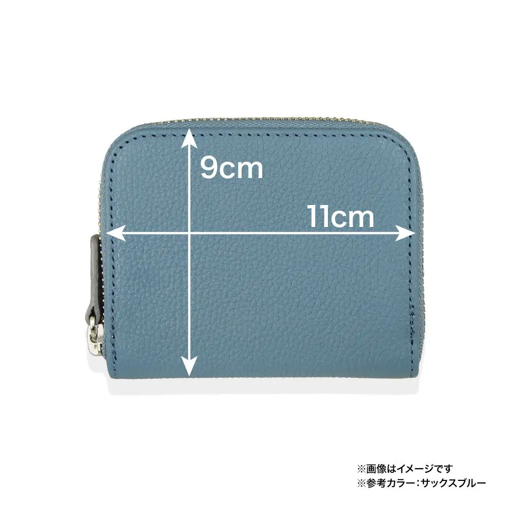 FUKUNARY 広島レザー 本革 牛革 ミニマム財布 カフェラテ HL008