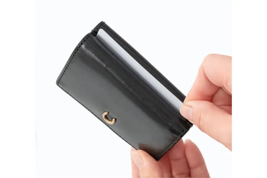 SOMES PT-87 三つ折り財布 ブラック