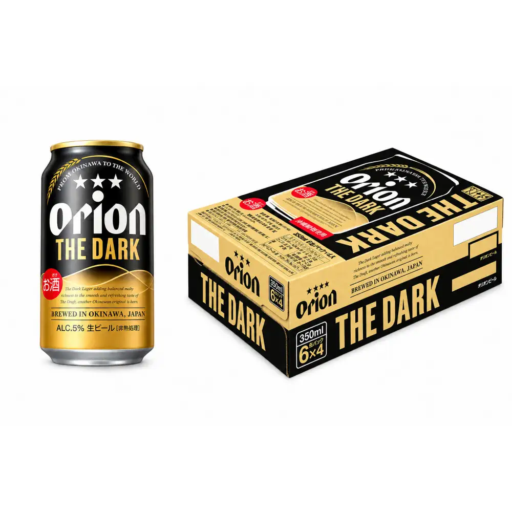 【定期便　全3回】【ふるさと納税】オリオン ザ・ダーク（350ml・24本） ×3ケース｜ オリオン ザ・ダーク ビール 酒 ビール 県認定返礼品