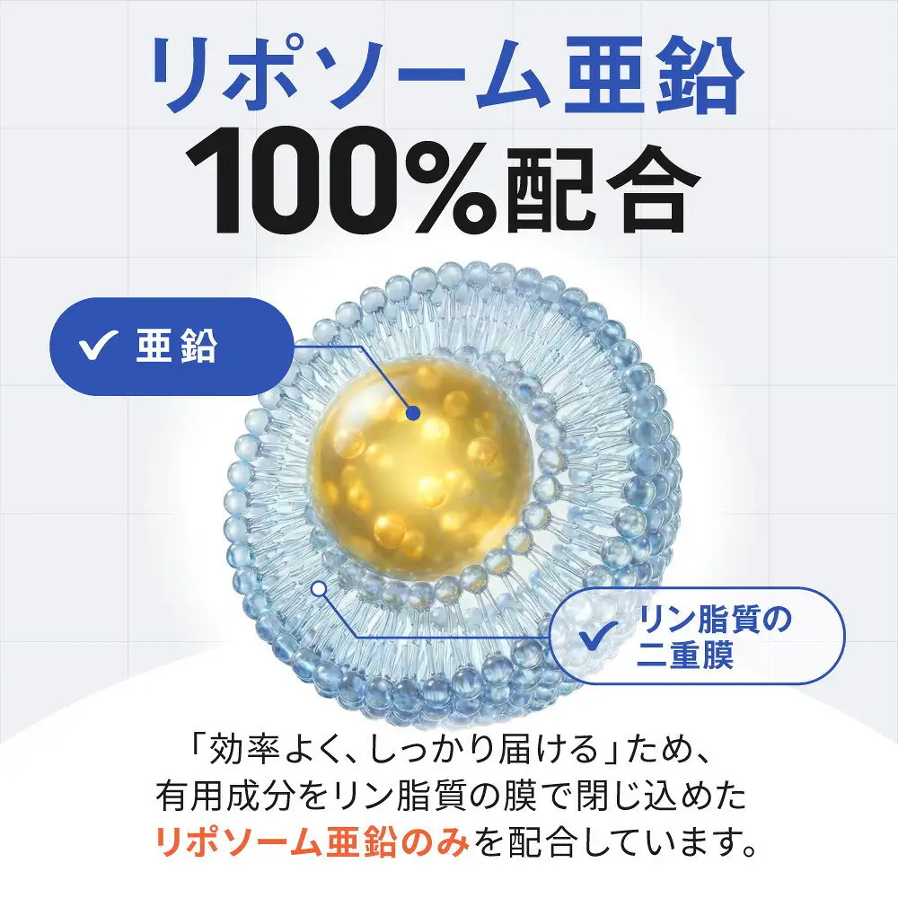 ミネラルベース 亜鉛 サプリ リポソーム ミネラル ビタミンC クエン酸 サプリメント 1袋