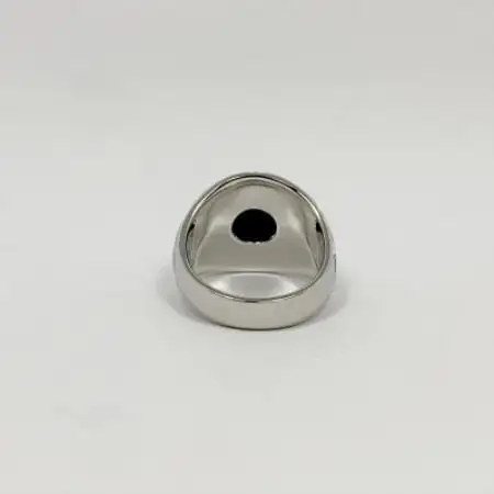 アクセサリー 指輪 (鋳造)PT950　オニキス　 サイズ 24号【配送不可地域：沖縄県】【1770627】